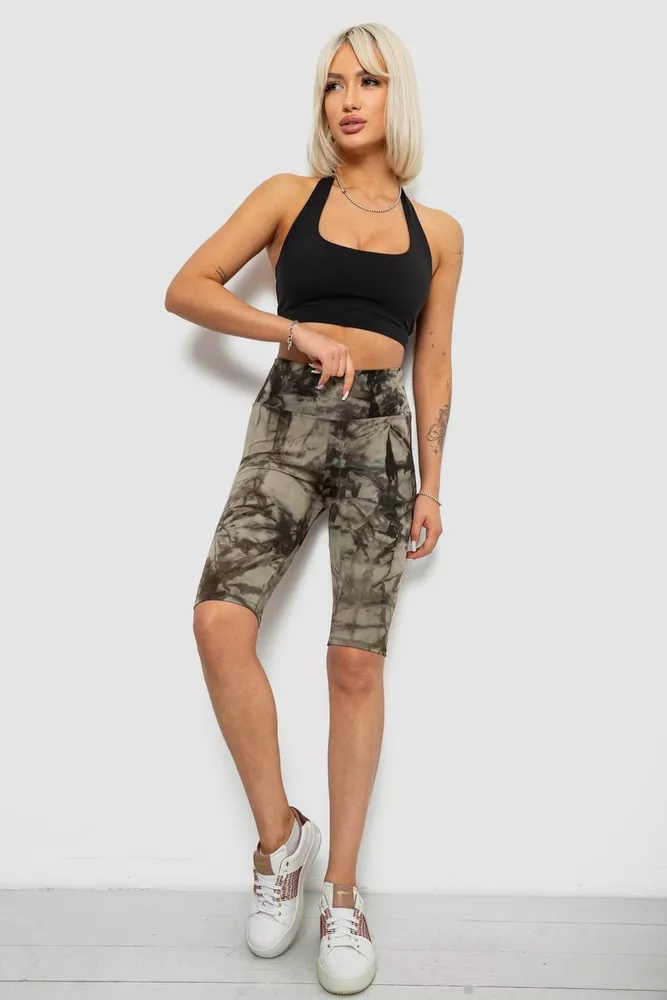 Купити Велотреки жіночі, колір хакі, 214R935 оптом - Фото №2