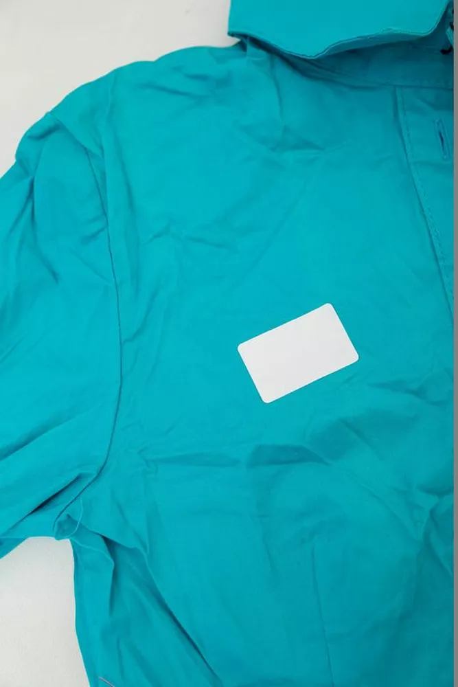 Купить Рубашка женская однотонная  -уценка, цвет бирюзовый, 230R068-5-U-50 оптом - Фото №6