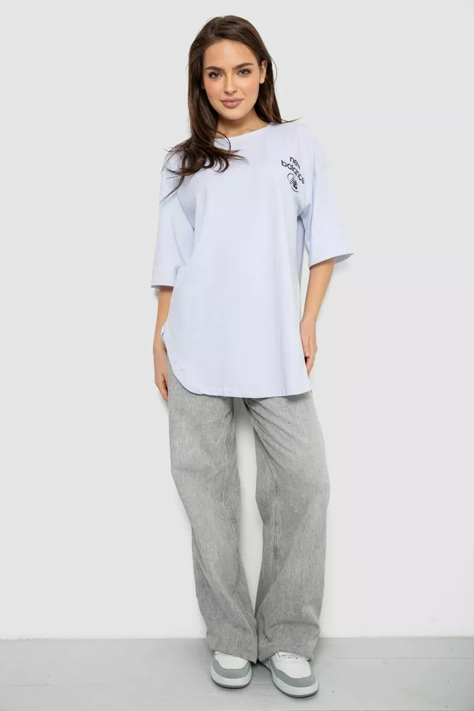 Купить Футболка женская с принтом, цвет белый, 244R2030 - Фото №2