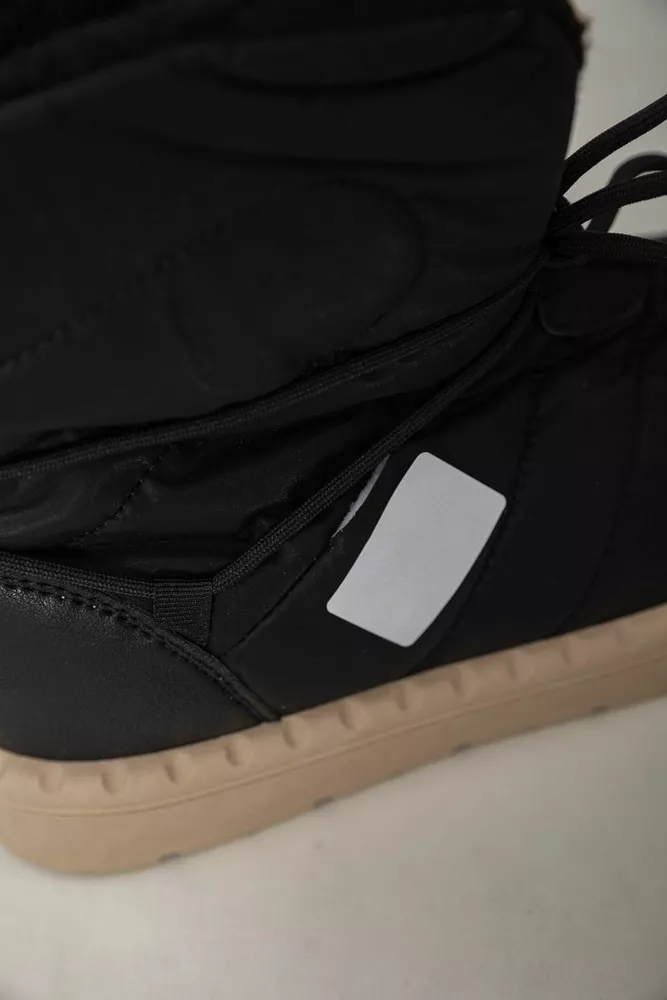 Купити Дутики жіночі зимові на хутрі  -уцінка, колір чорно-коричневий, 248RFM500-3-U-1 - Фото №7