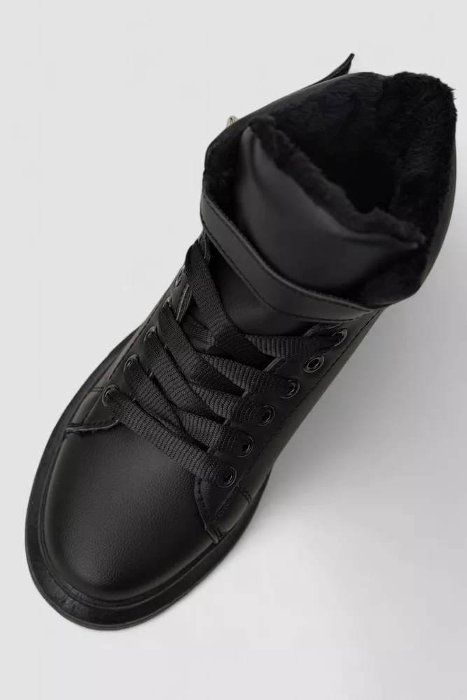 Купить Ботинки женские зимние на меху  -уценка, цвет черный, 248RA2251-U-1 - Фото №2