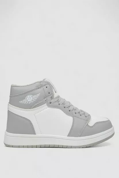 Кроссовки женские зимние на меху, цвет бело-серый, 248RHB470-6