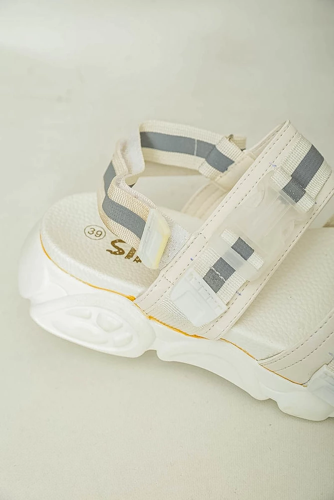 Купити Босоніжки жіночі  -уцінка, колір білий, 248RTF49-U-5 - Фото №6