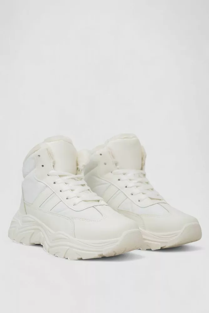 Купити Черевики зимові жіночі на хутрі 248RDM09-1-U -уцінка, колір Білий - Фото №3