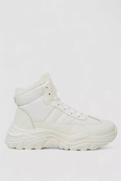 Черевики зимові жіночі на хутрі 248RDM09-1-U -уцінка, колір Білий