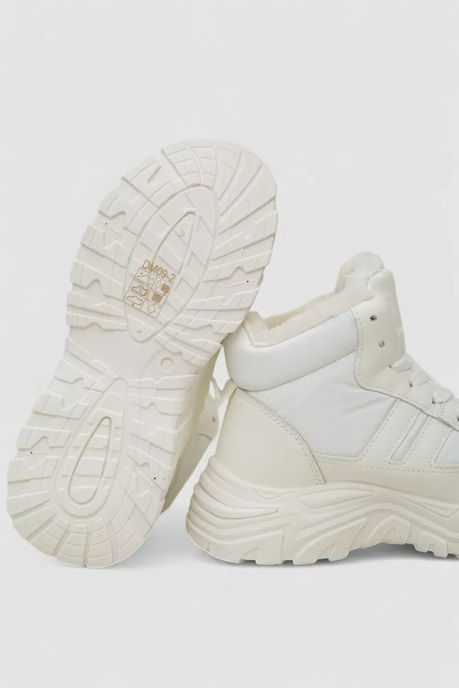 Купити Черевики зимові жіночі на хутрі 248RDM09-1-U -уцінка, колір Білий - Фото №7