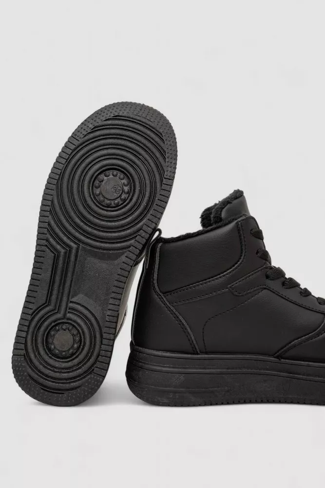 Купити Кросівки жіночі зимові, колір чорний, 248RBB15 оптом - Фото №5