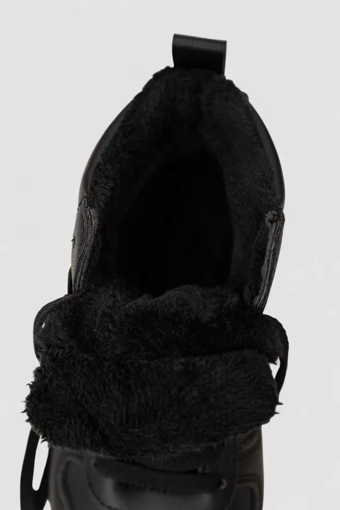Купити Кросівки жіночі зимові, колір чорний, 248RBB15 оптом - Фото №6
