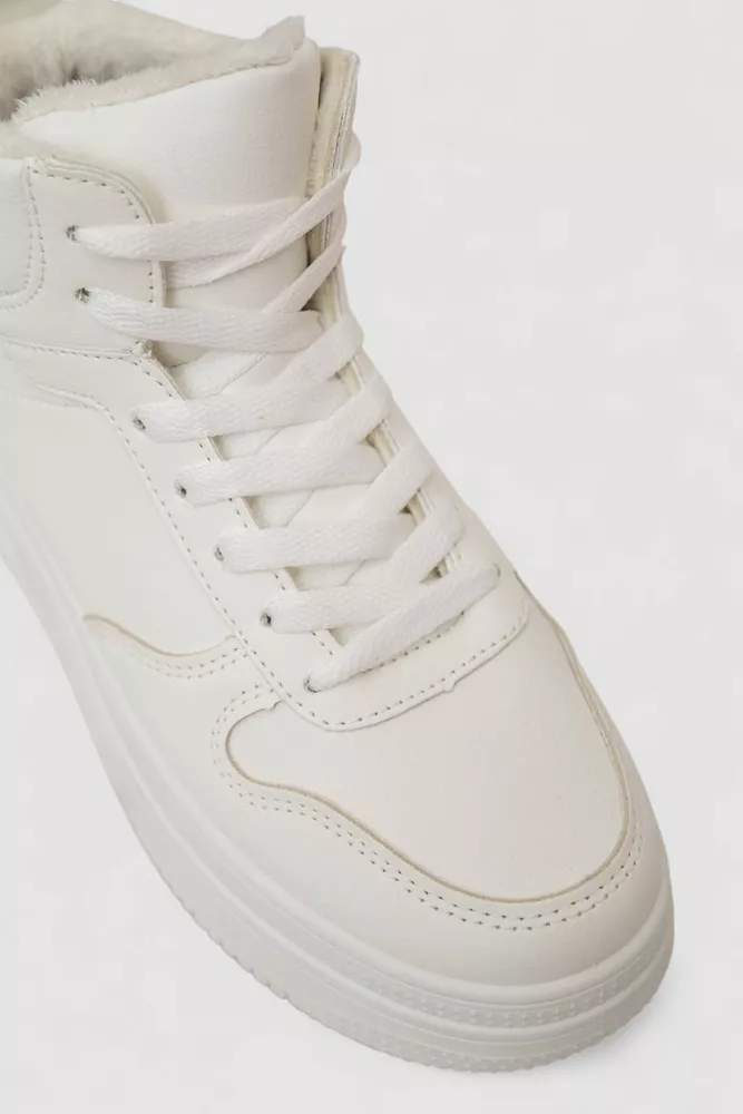 Купити Кросівки жіночі зимові, колір білий, 248RBB15 - Фото №2