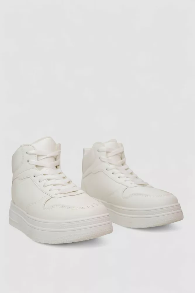 Купити Кросівки жіночі зимові, колір білий, 248RBB15 - Фото №3