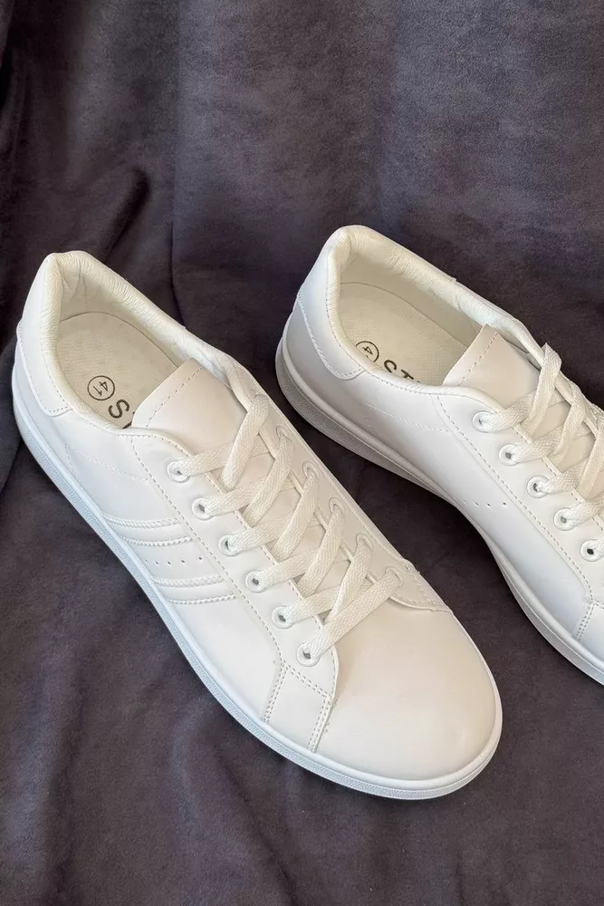 Купить Кеды мужские, цвет белый, 248RR229 - Фото №3