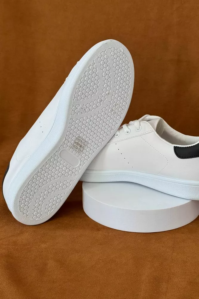 Купить Кеды мужские, цвет бело-черный, 248RR229 - Фото №6