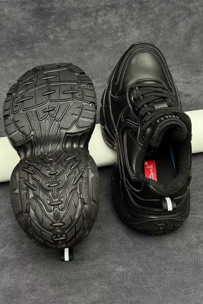 Купити Кросівки жіночі демісезонні  -уцінка, колір чорний, 248RCX1520-U - Фото №6