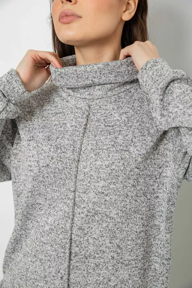 Купити Костюм жіночий повсякденний  -уцінка, колір сірий, 257R123-U - Фото №5