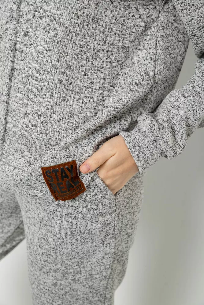 Купити Костюм жіночий повсякденний  -уцінка, колір сірий, 257R123-U - Фото №6