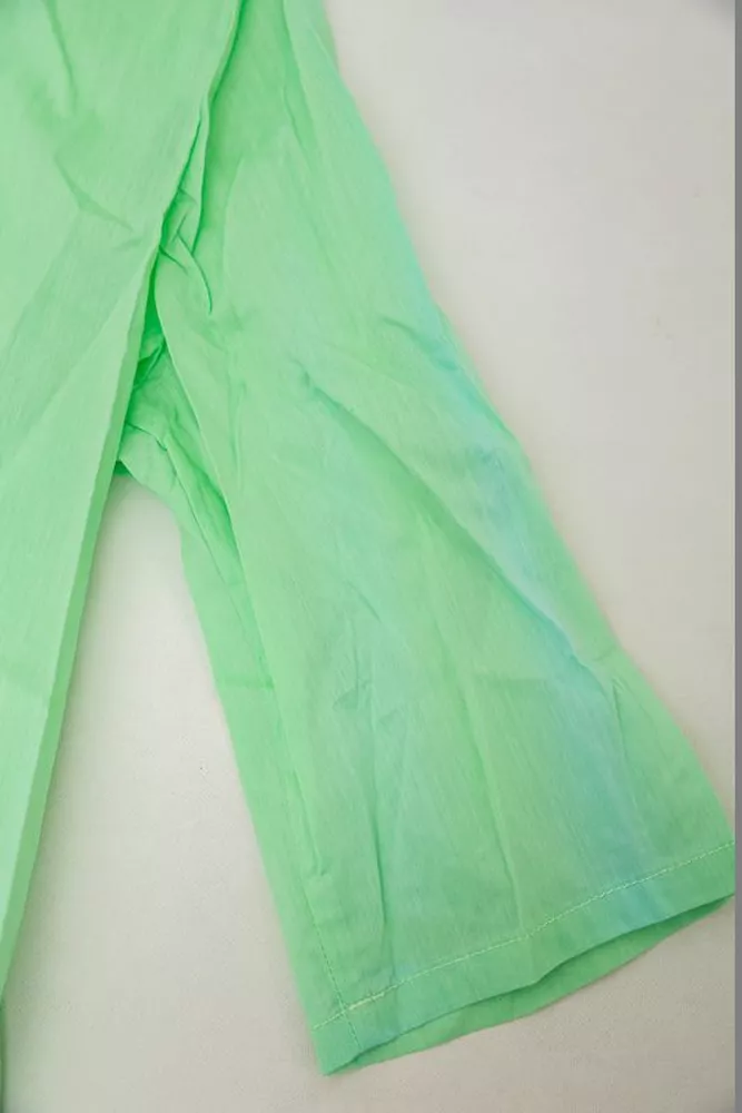 Купити Сорочка жіноча однотонна  -уцінка, колір м'ятний, 230R068-5-U-53 - Фото №6