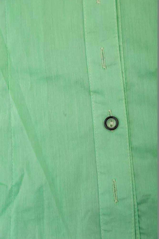 Купить Рубашка женская однотонная  -уценка, цвет мятный, 230R068-5-U-55 - Фото №6