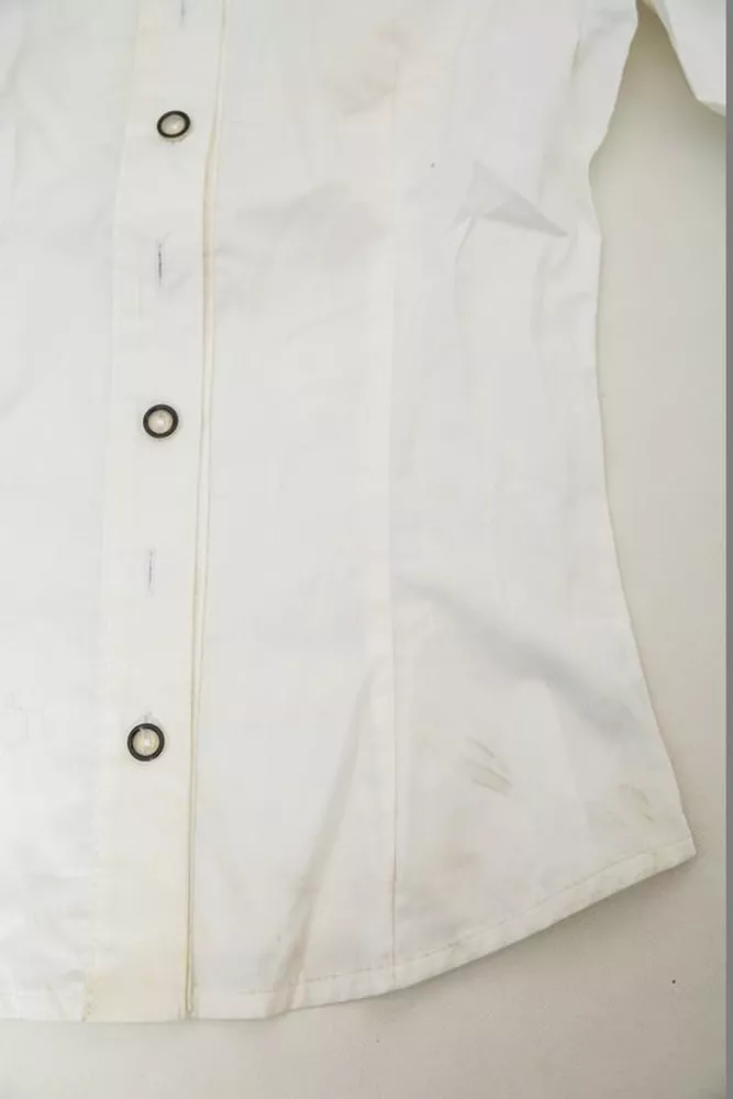 Купить Рубашка женская однотонная  -уценка, цвет белый, 230R068-3-U-7 оптом - Фото №6