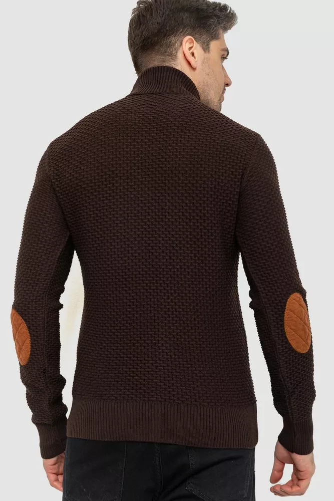 Купити Гольф чоловічий, колір коричневий, 214R6163 - Фото №4