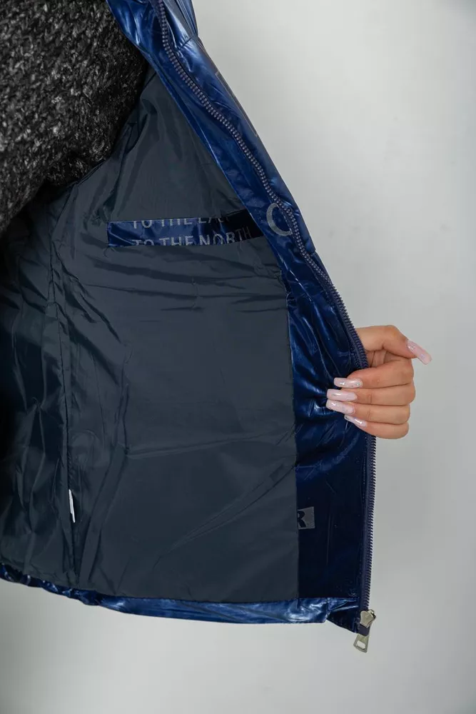 Купить Куртка женская зимняя  -уценка, цвет синий, 243R2022-9-U-1 - Фото №7