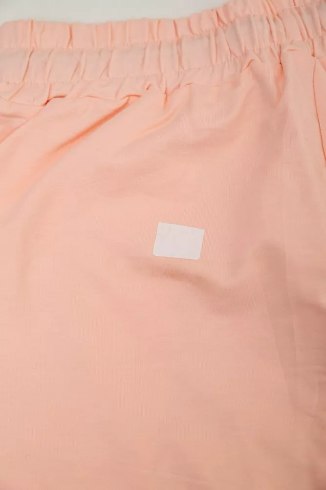 Купити Спортивний костюм жіночий двонитка  -уцінка, колір персиковий, 214R1419-003-U-20 - Фото №7