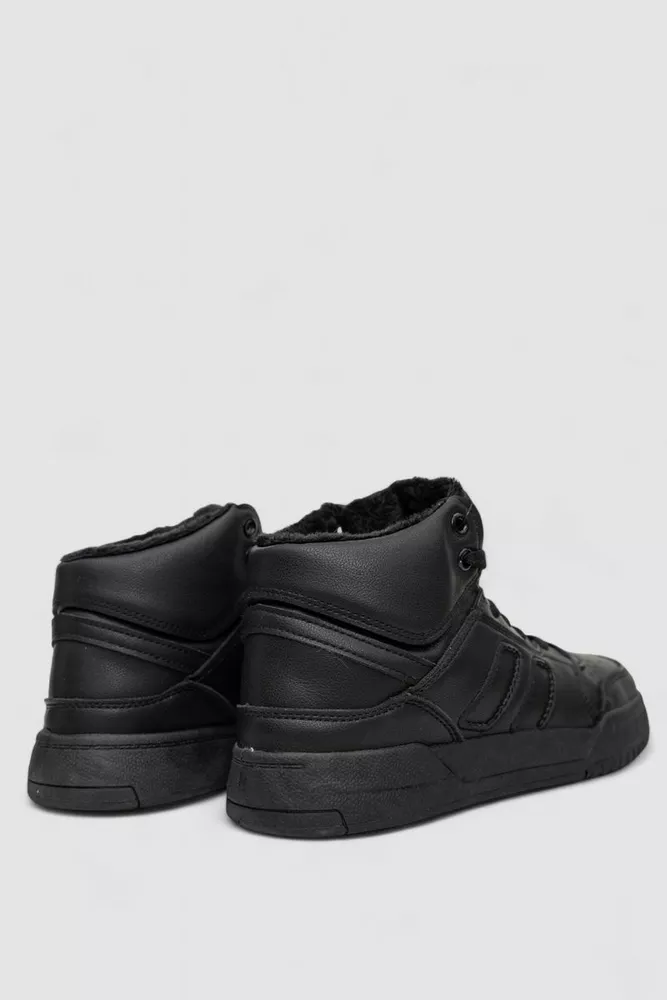 Купити Кросівки жіночі зимові на хутрі, колір чорний, 248RAD500 - Фото №4