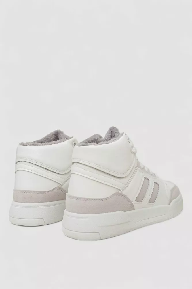 Купить Кроссовки женские зимние на меху, цвет бело-серый, 248RAD500 - Фото №4