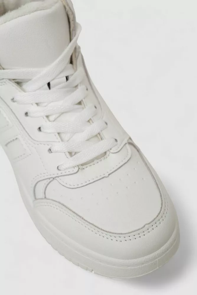 Купити Кросівки жіночі зимові на хутрі, колір білий, 248RAD500 - Фото №2