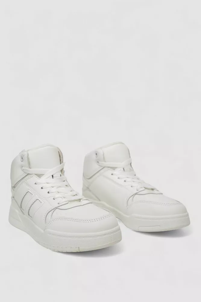 Купити Кросівки жіночі зимові на хутрі, колір білий, 248RAD500 - Фото №3