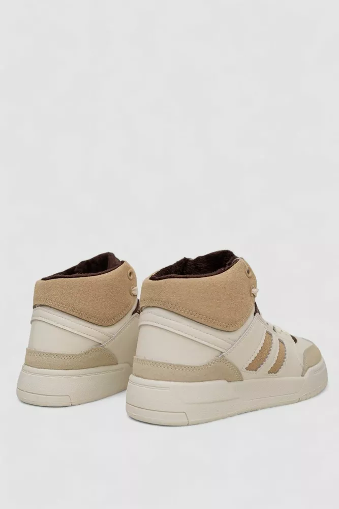 Купити Кросівки жіночі зимові на хутрі, колір бежевий, 248RAD500 - Фото №4
