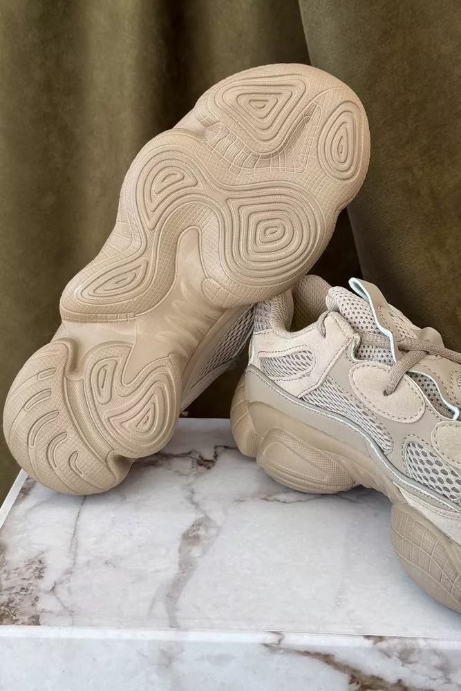 Купити Кросівки чоловічі, колір бежевий, 248RCX507 оптом - Фото №5