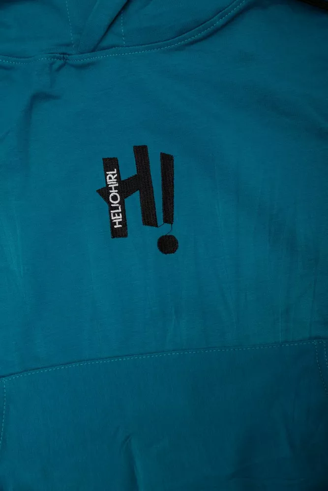 Купити Спортивний костюм жіночий двонитка  -уцінка, колір бірюзовий, 214R1419-003-U-24 - Фото №7