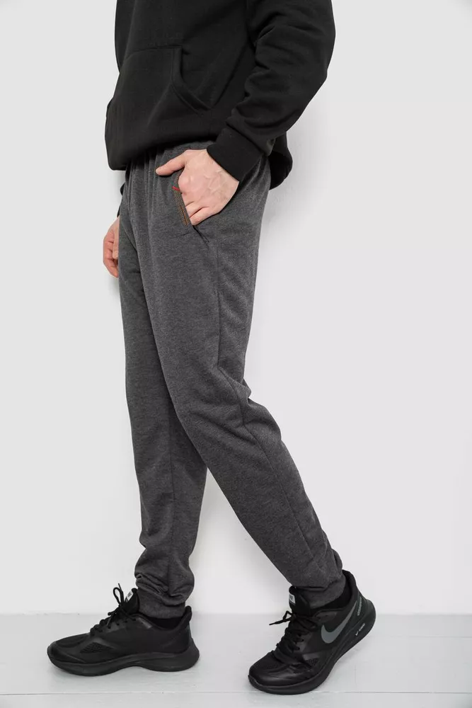 Купить Спортивные штаны мужские, цвет серый, 244R429 - Фото №3