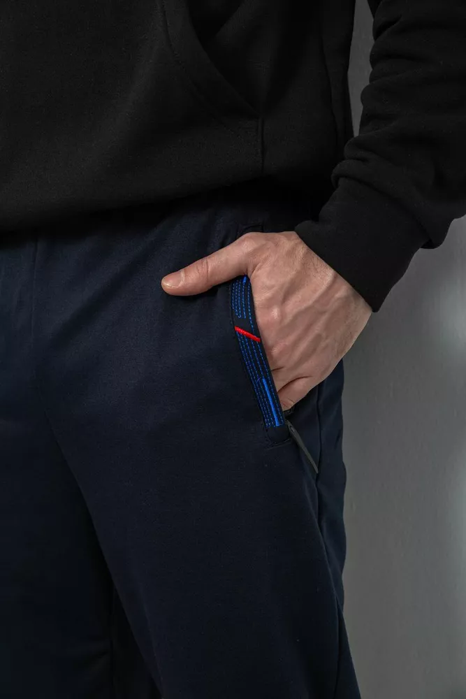 Купить Спортивные штаны мужские, цвет синий, 244R429 - Фото №5