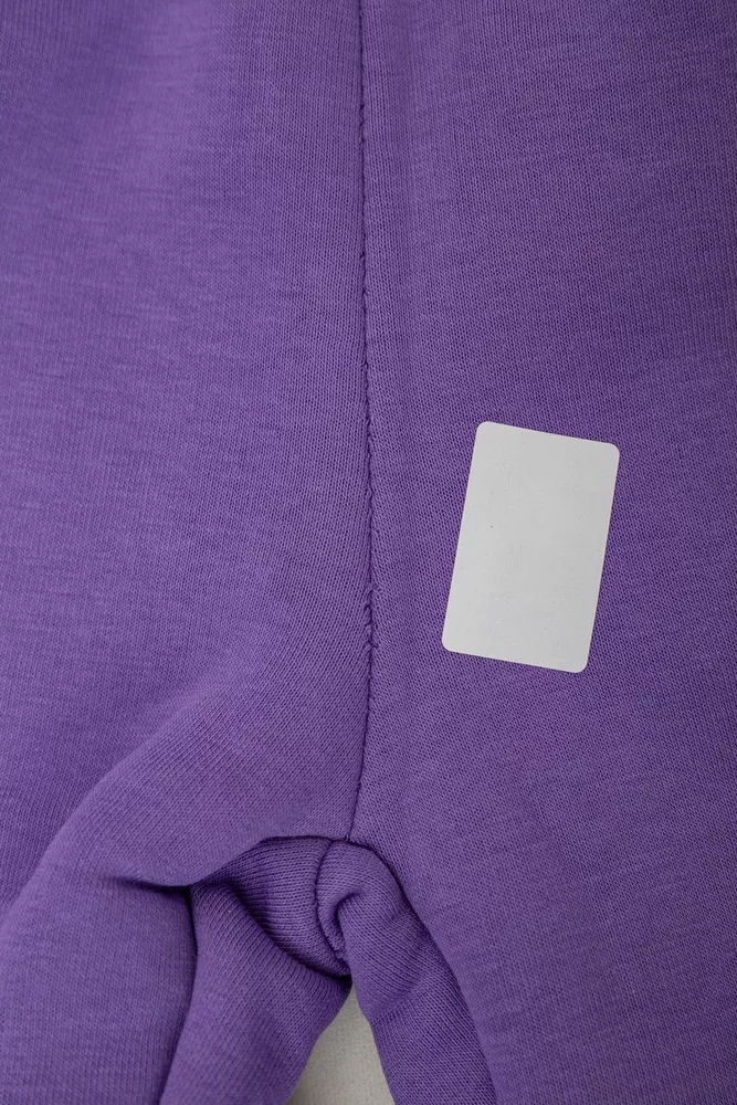 Купить Спортивный костюм женский на флисе  -уценка, цвет сиреневый, 247R10765-U-32 - Фото №9