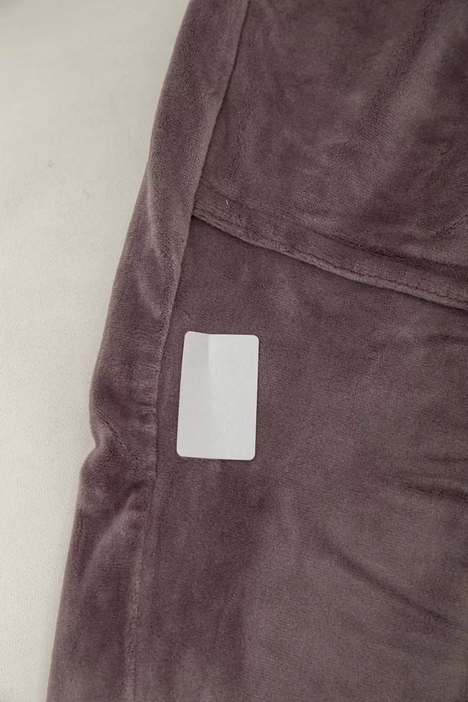 Купить Спортивные штаны велюровые женские на флисе  -уценка, цвет мокко, 238R58649-1-U-10 - Фото №6