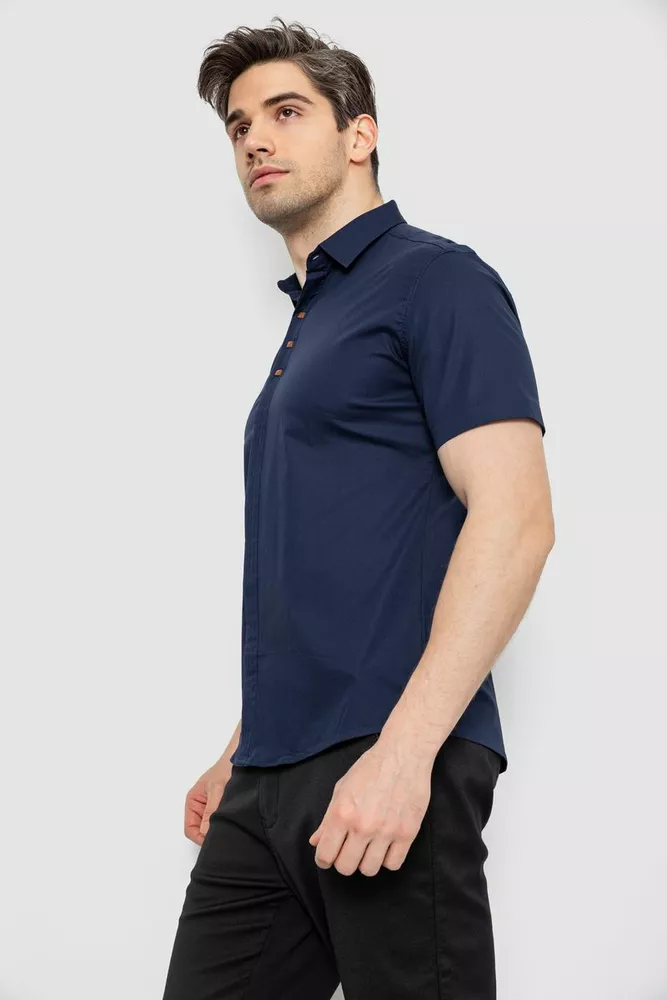 Купить Рубашка мужская, цвет сине-бежевый, 214R7001 - Фото №3