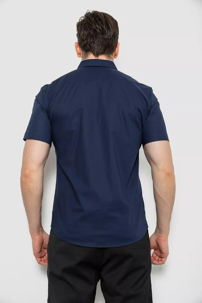 Купить Рубашка мужская, цвет сине-бежевый, 214R7001 - Фото №4