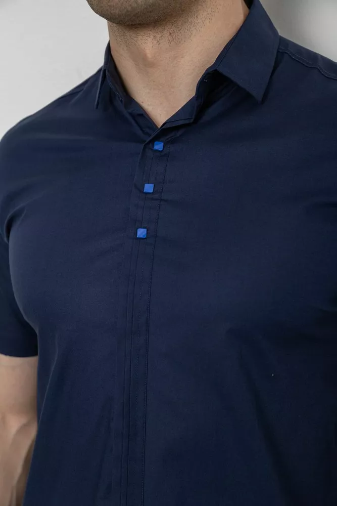 Купить Рубашка мужская, цвет темно-синий, 214R7001 - Фото №5
