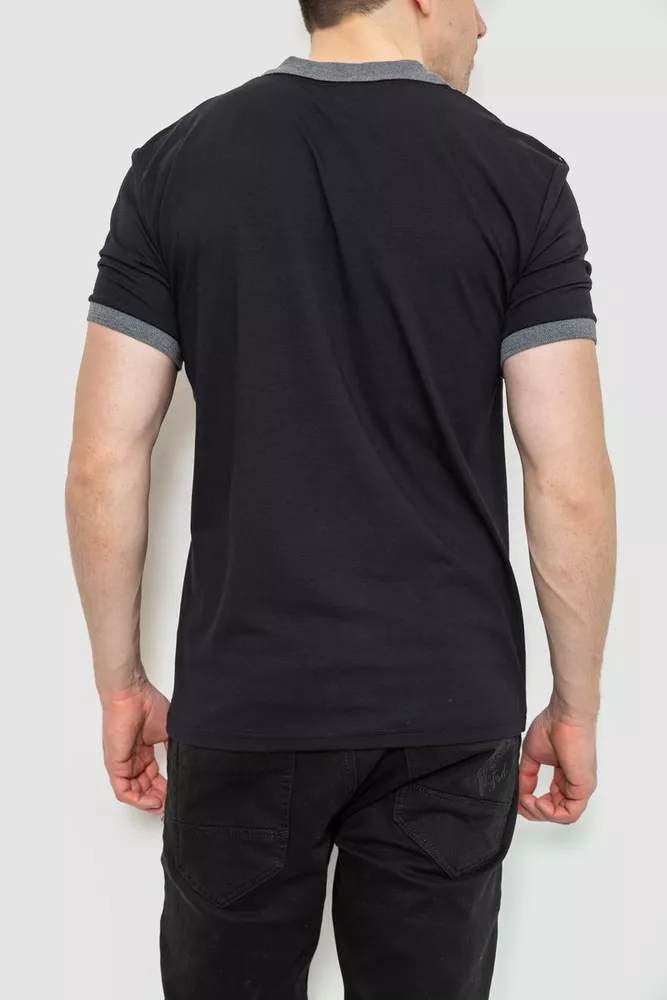 Купити Поло чоловіче, колір чорний, 214R6235 оптом - Фото №4