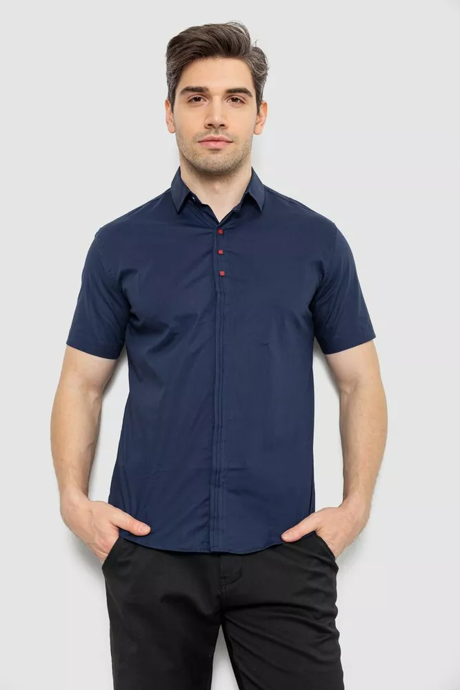 Купити Сорочка чоловіча, колір синьо-червоний, 214R7001 - Фото №1