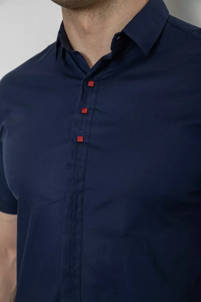 Купити Сорочка чоловіча, колір синьо-червоний, 214R7001 - Фото №5