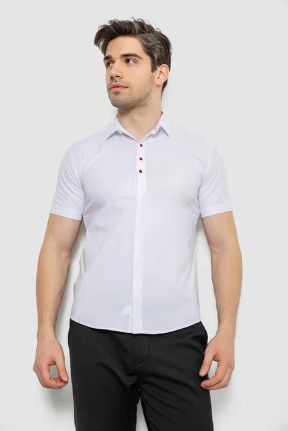 Рубашка мужская, цвет белый, 214R7001