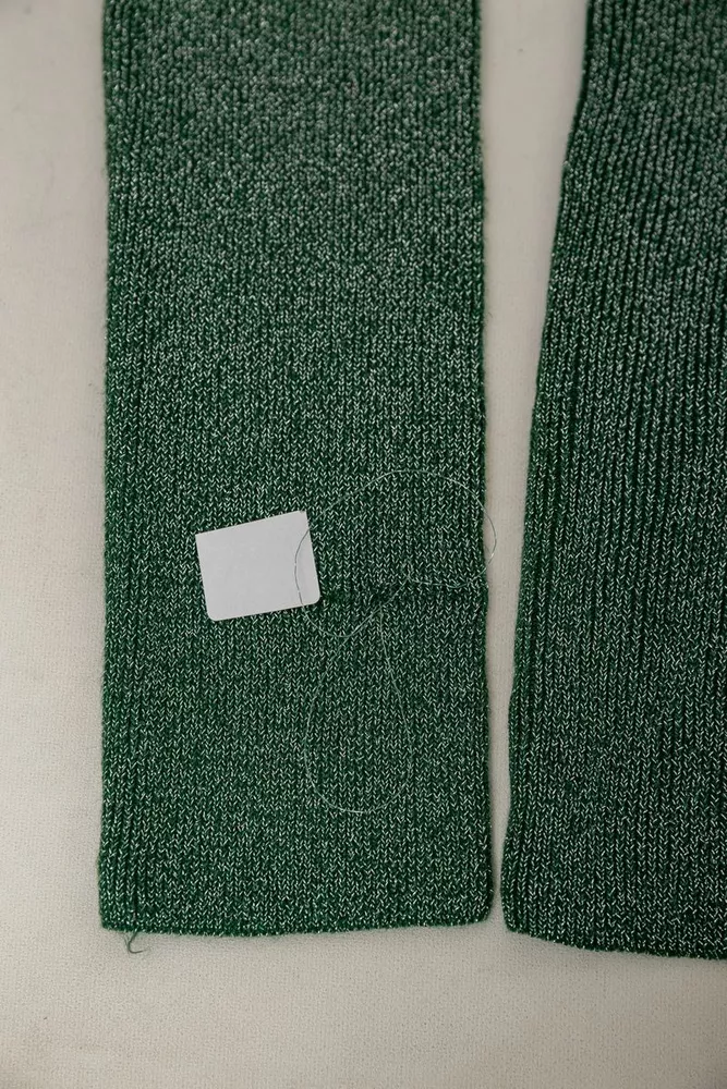 Купити Гольф жіночий трикотажний в рубчик  -уцінка, колір зелений, 204R057-U - Фото №6