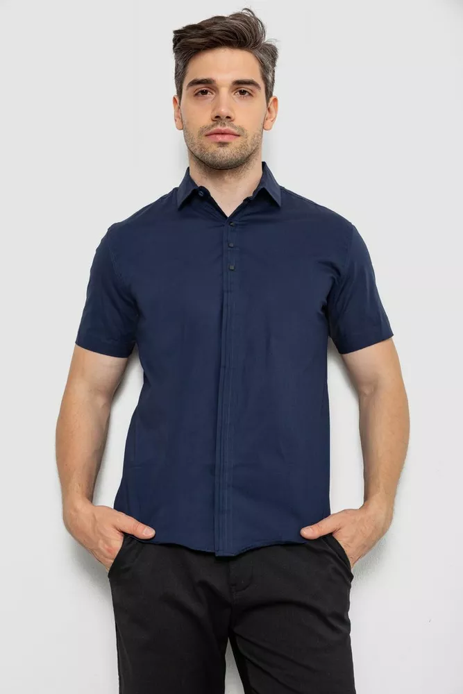 Купити Сорочка чоловіча, колір синій, 214R7001 - Фото №1