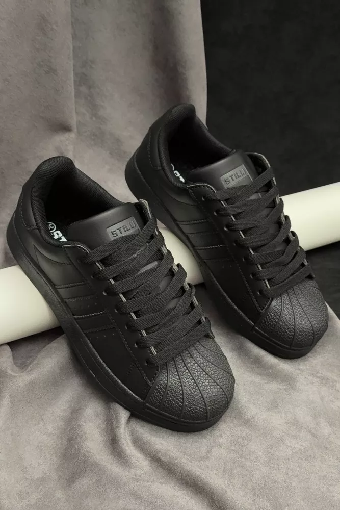 Купити Кросівки жіночі демісезонні, колір чорний, 248RHB640 оптом - Фото №3