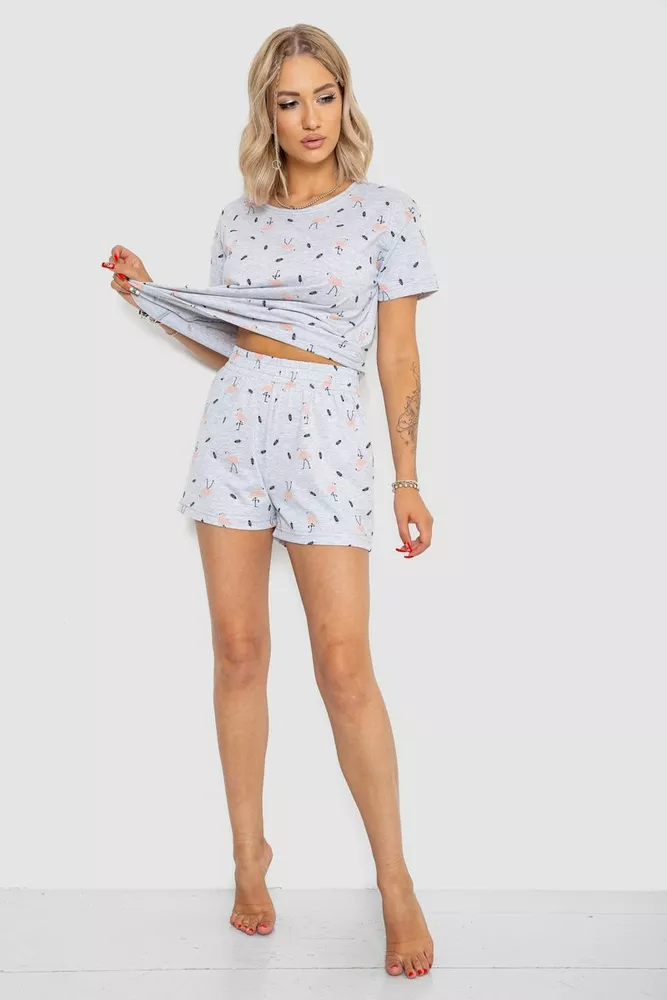 Купити Піжама жіноча, колір сірий, 102R370 оптом - Фото №2