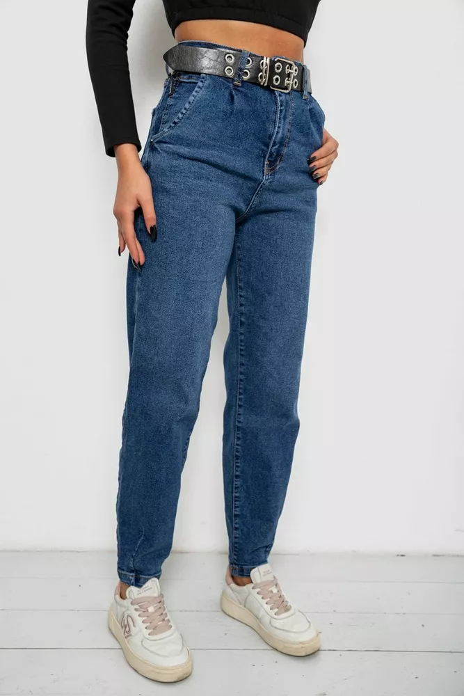 Купити Джинси жіночі Balon, колір синій, 244R001114 - Фото №3