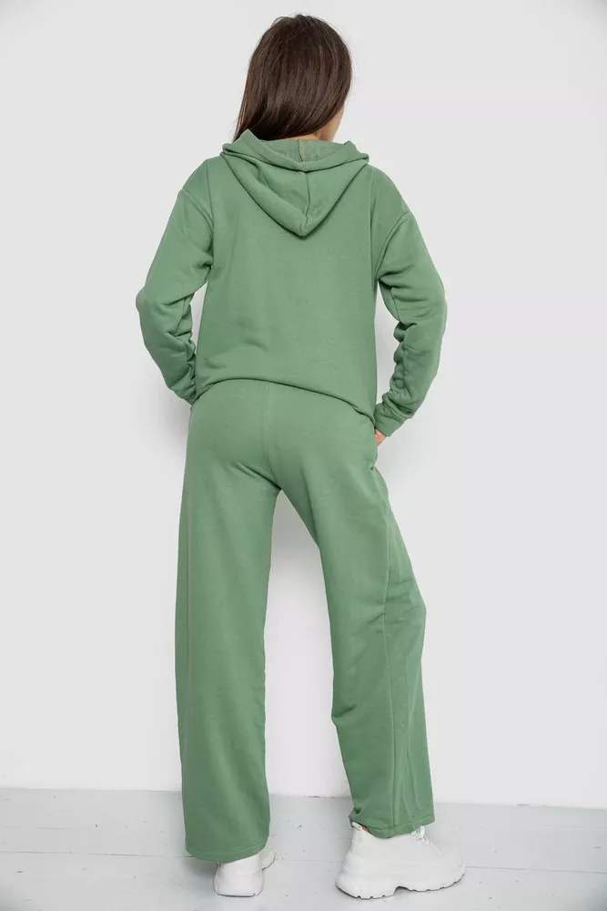 Купити Спортивний костюм жіночий двонитка, колір оливковий, 252R500 - Фото №4