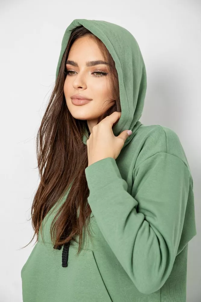 Купити Спортивний костюм жіночий двонитка, колір оливковий, 252R500 - Фото №5